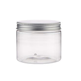 Cookie Plastic Jar With Silver Lid